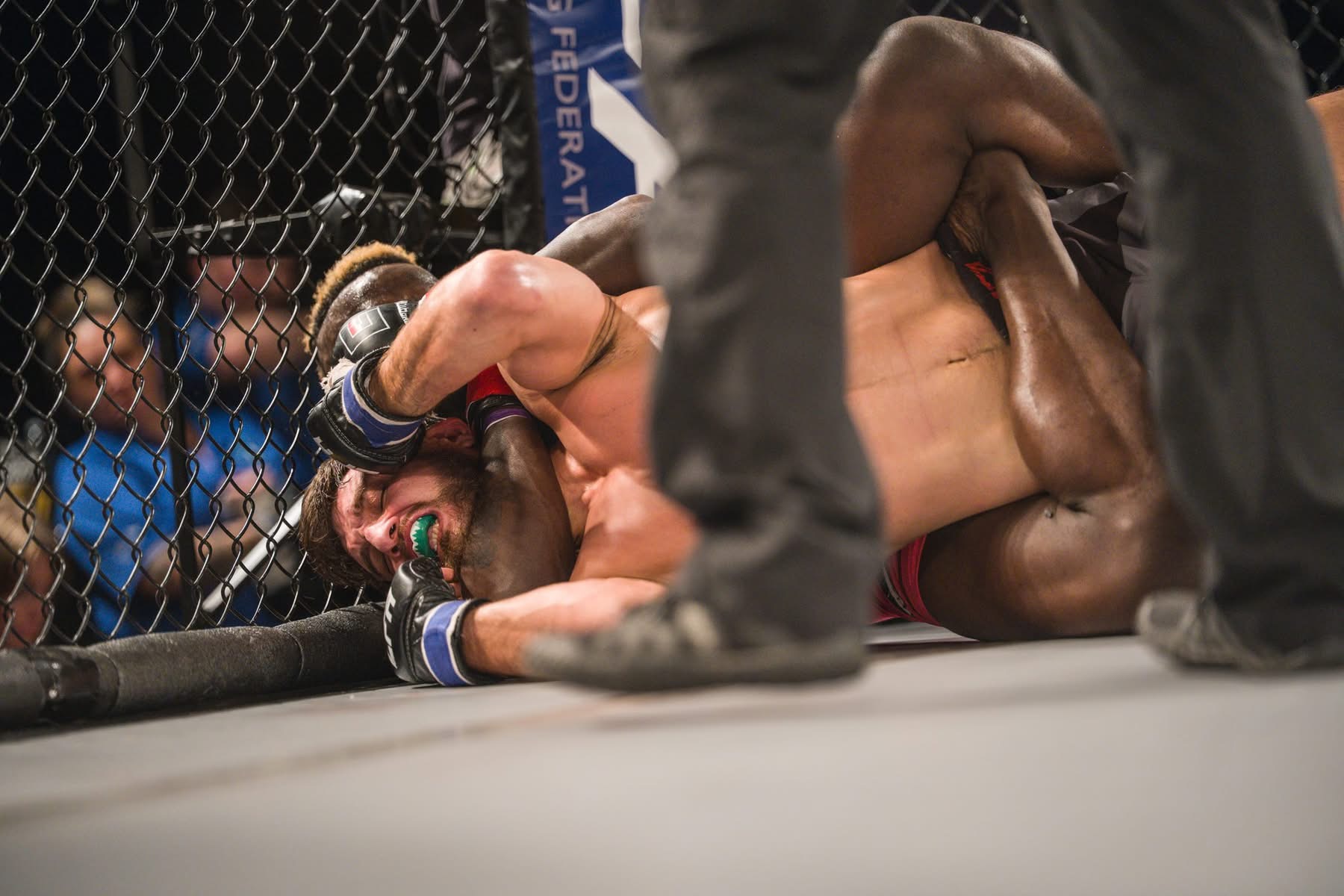Latest fight highlight — rear naked choke from the back